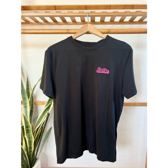 Primark Men's Black Barbie Logo Tshirt - Picture 4 of 8